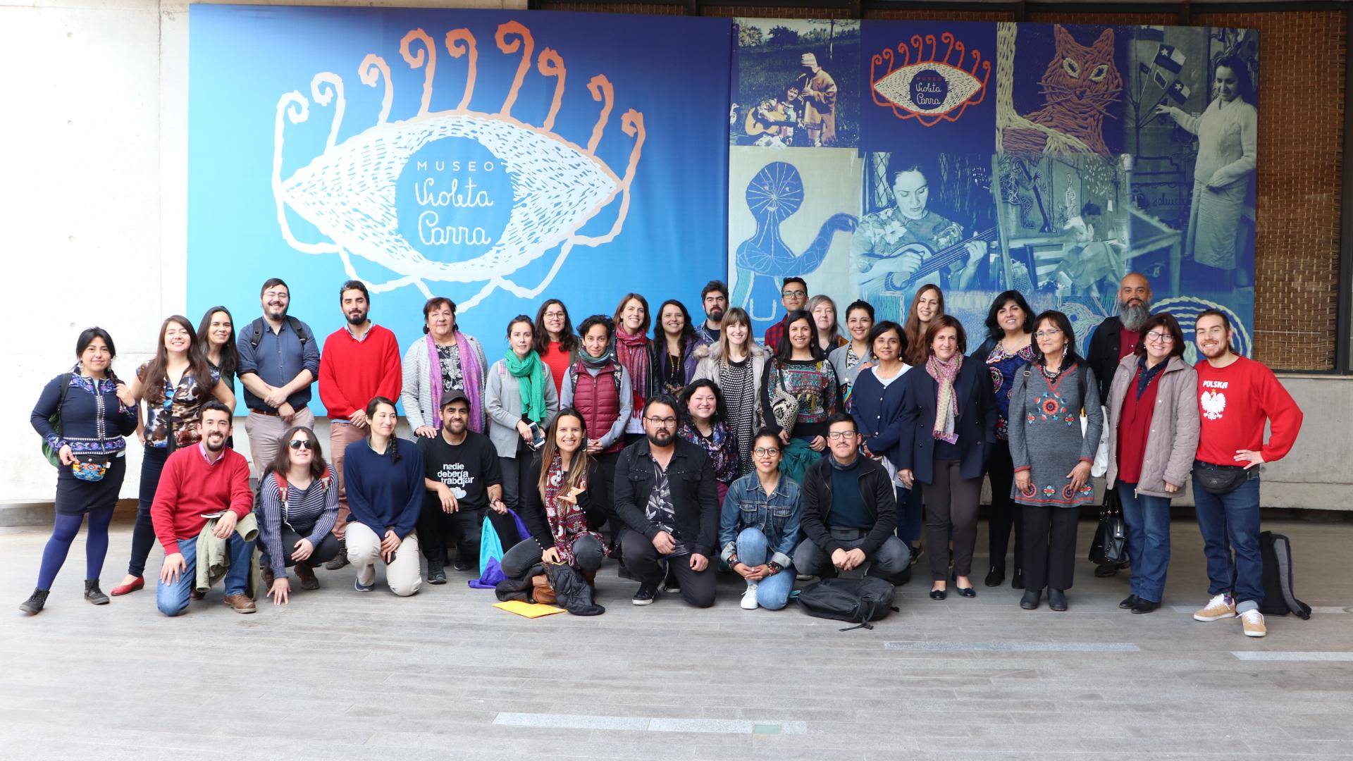 IX Encuentro equipos educativos de museos. Foto: Museo Violeta Parra.