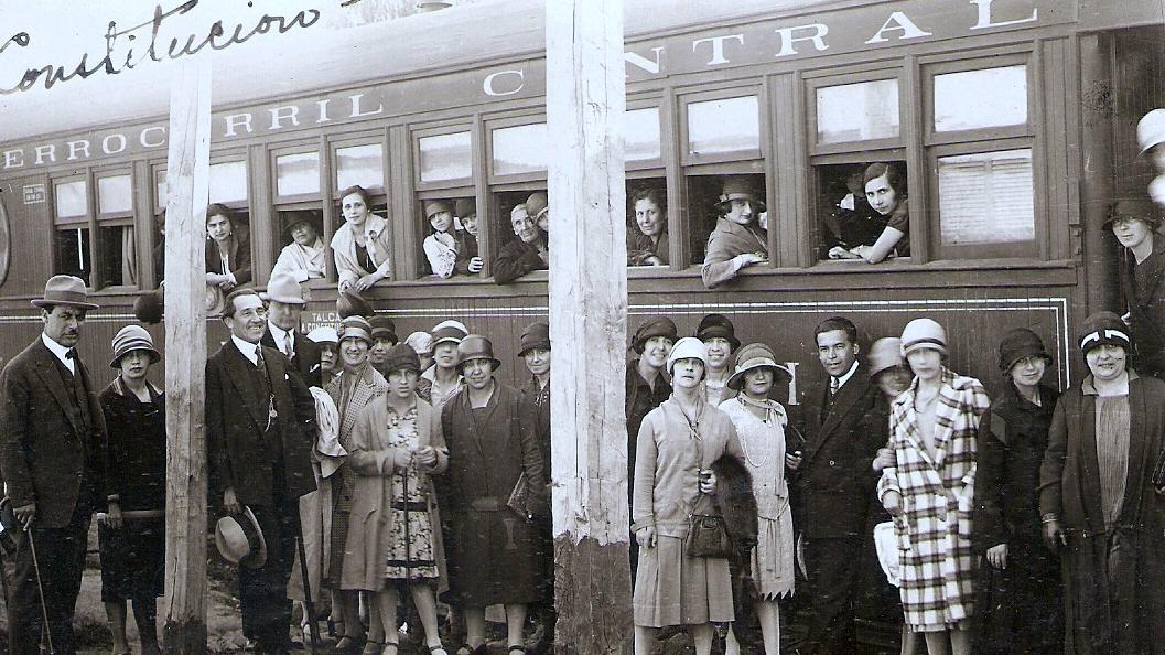 Viajeros del ramal Talca-Constitución, primera mitad del siglo XX